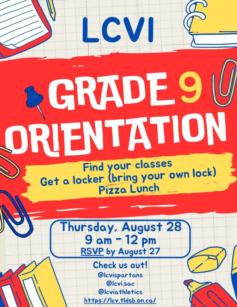 Current image: LCVI Grade 9 Orientation